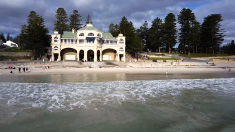 Aerial-ascending-Cottesloe-Life-Saving-Club