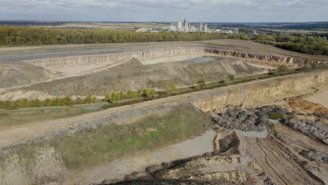 Kenton-Cement-works-and-quarry-near-Stamford-Lincolnshire-UK-aerial-footage