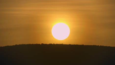 setting sun in kenya