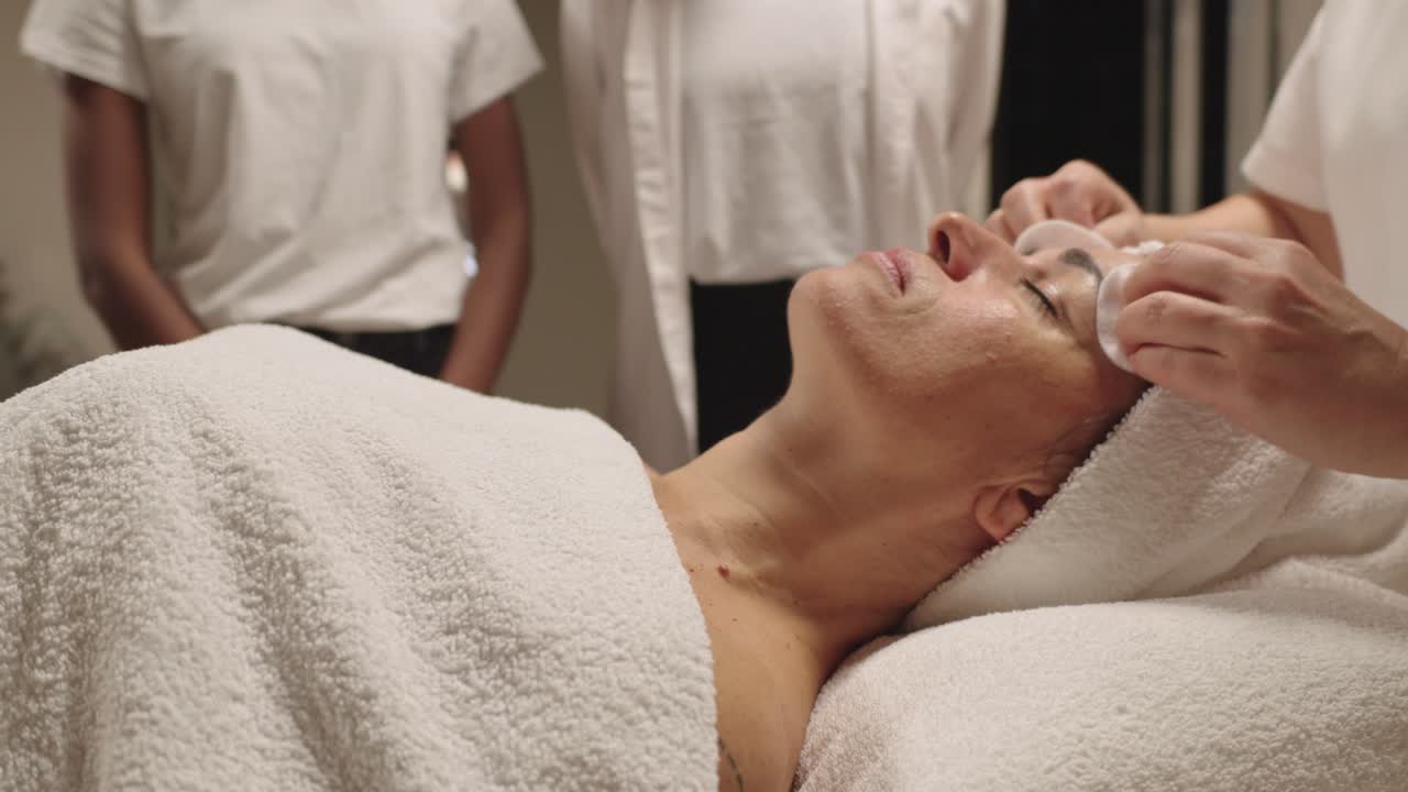 Facial Skincare Treatment at Spa