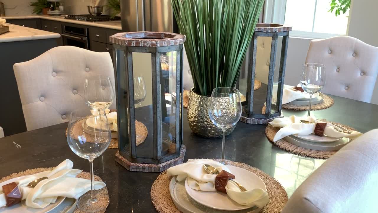 부동산 또는 가구 쇼룸을 위한 현대식 식당 컨셉 비디오