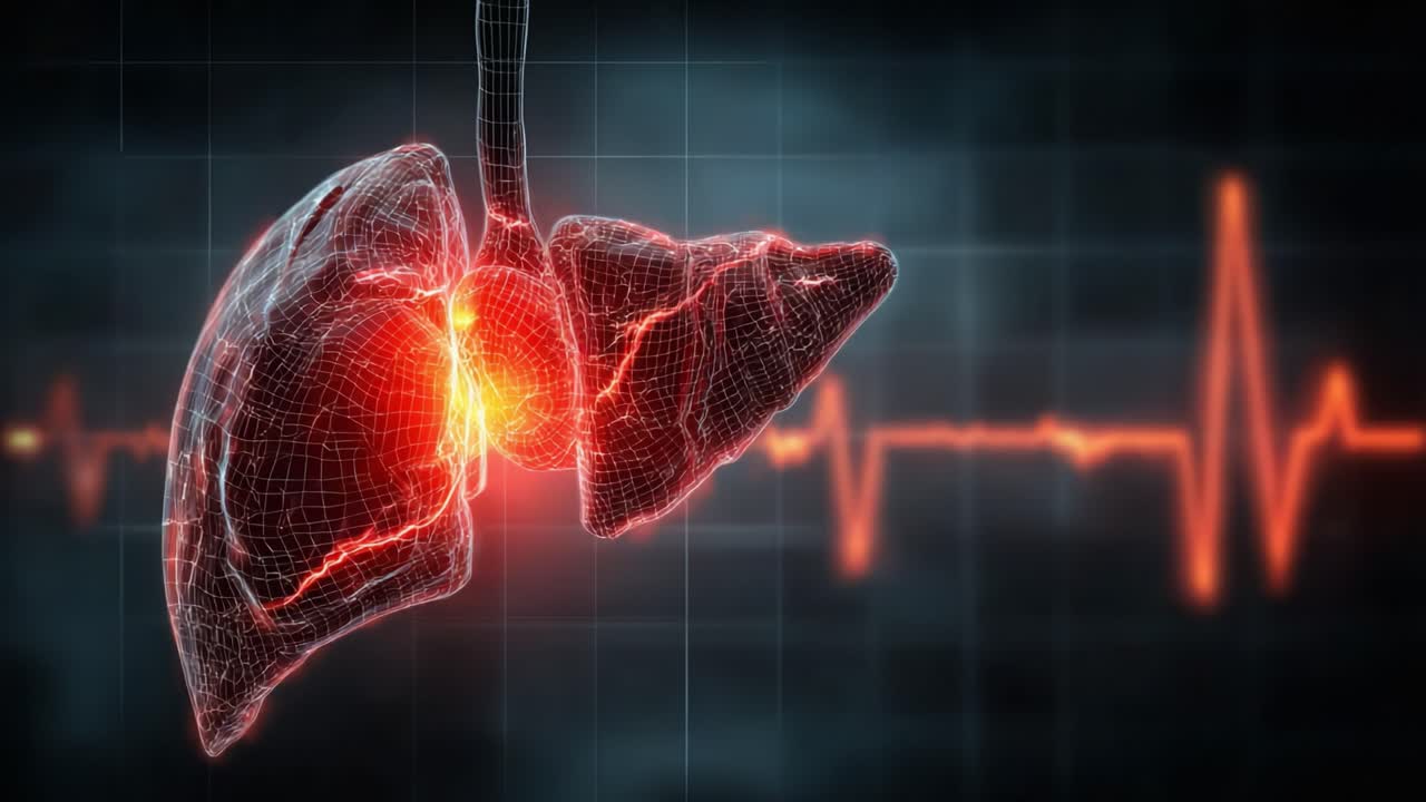 Representación visual de la funcionalidad pulmonar: ilustración ...