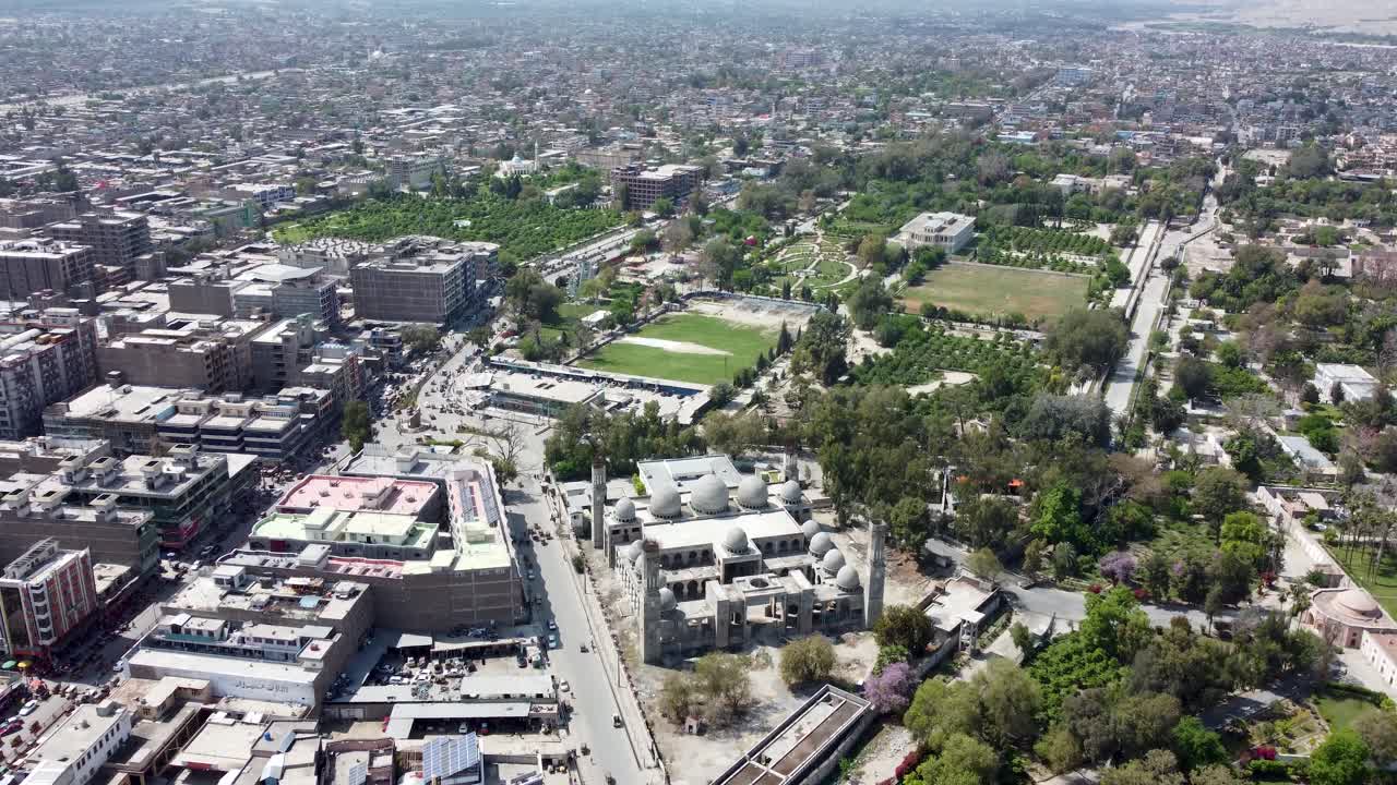 los parques y jardines de la ciudad de jalalabad revelados desde arriba