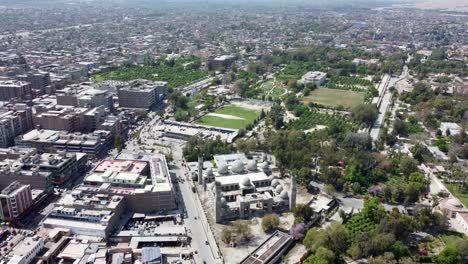 jalalabad city's parks and gardens unveiled from above