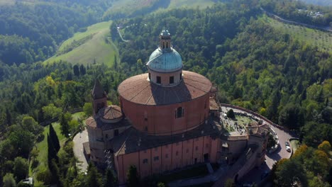 Santuario-De-La-Madonna-Di-San-Luca,-Bolonia,-Emilia-romagna,-Italia,-Octubre-De-2021