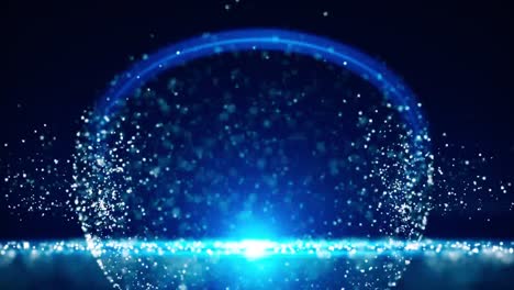 Blue-particles-flakes-slowly-drift-upwards-Seamless-loop-motion-graphics