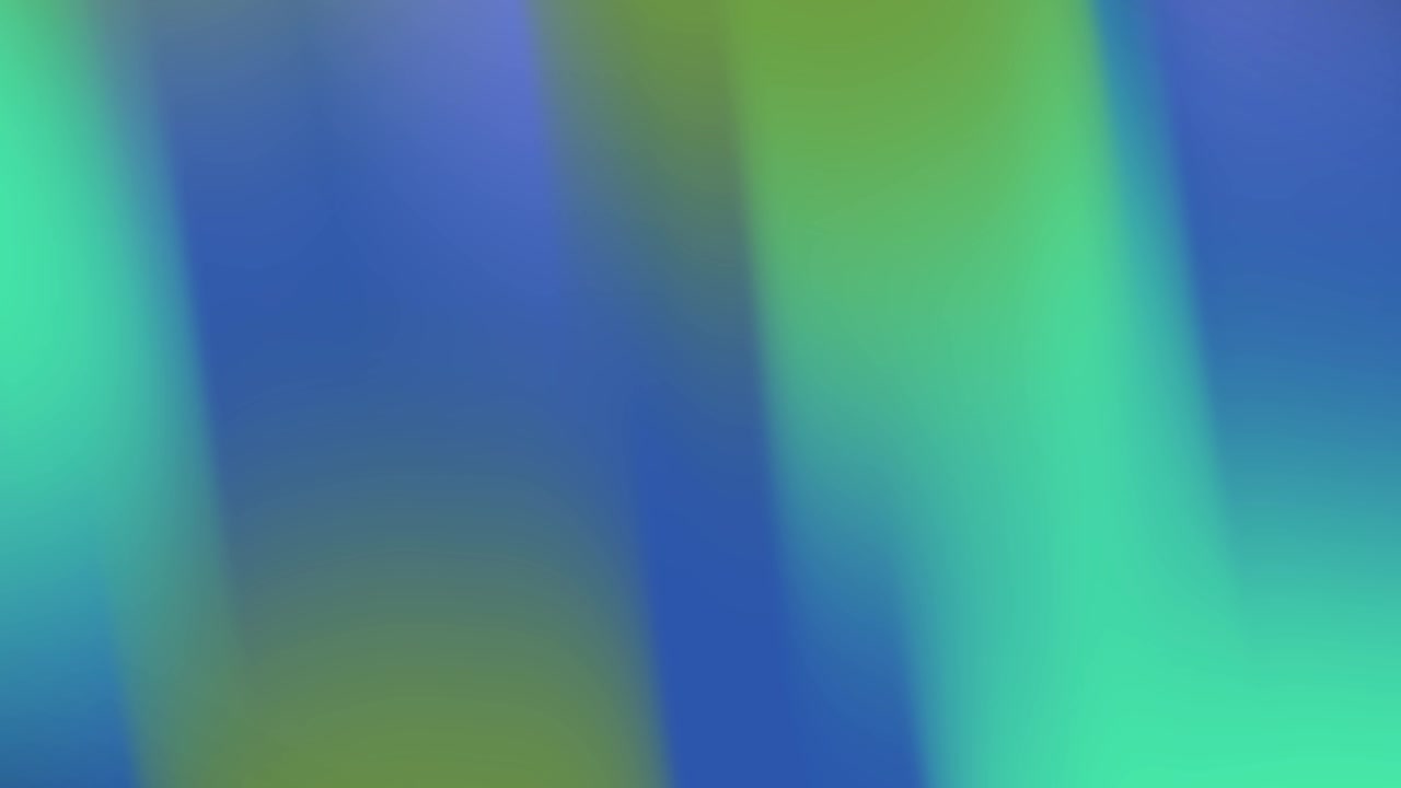 Dynamic Abstract Gradient Background with Shifting Blue and Green Colors