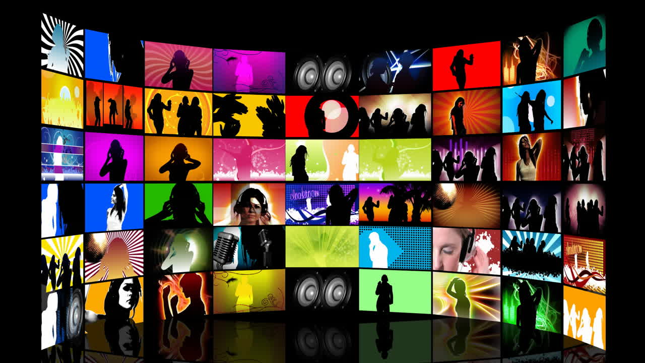 십대들이 춤을 추는 장면