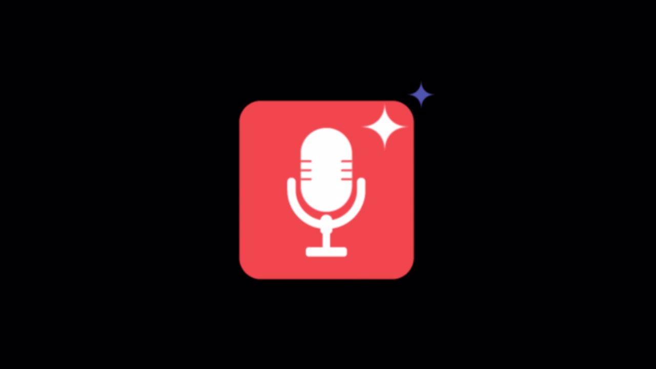 Icona microfono animata per podcast e contenuti audio