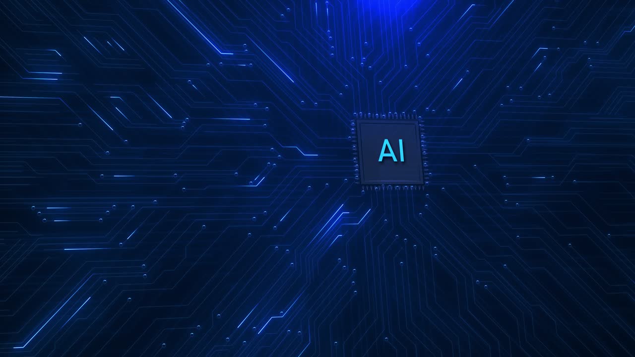 Artificial intelligence technology background systems circuit boards ai chipset circuit board