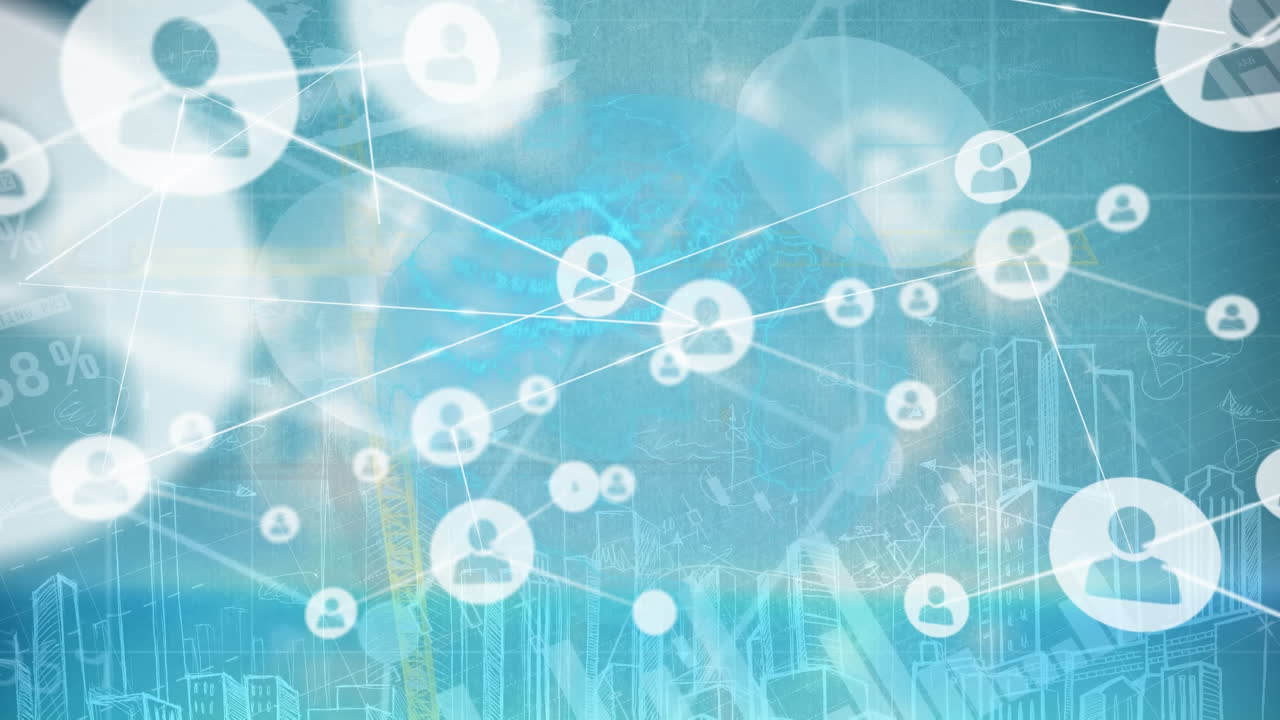 이 비디오는 금융 데이터를 처리하는 데 사용되는 디지털 인터페이스를 보여줍니다.