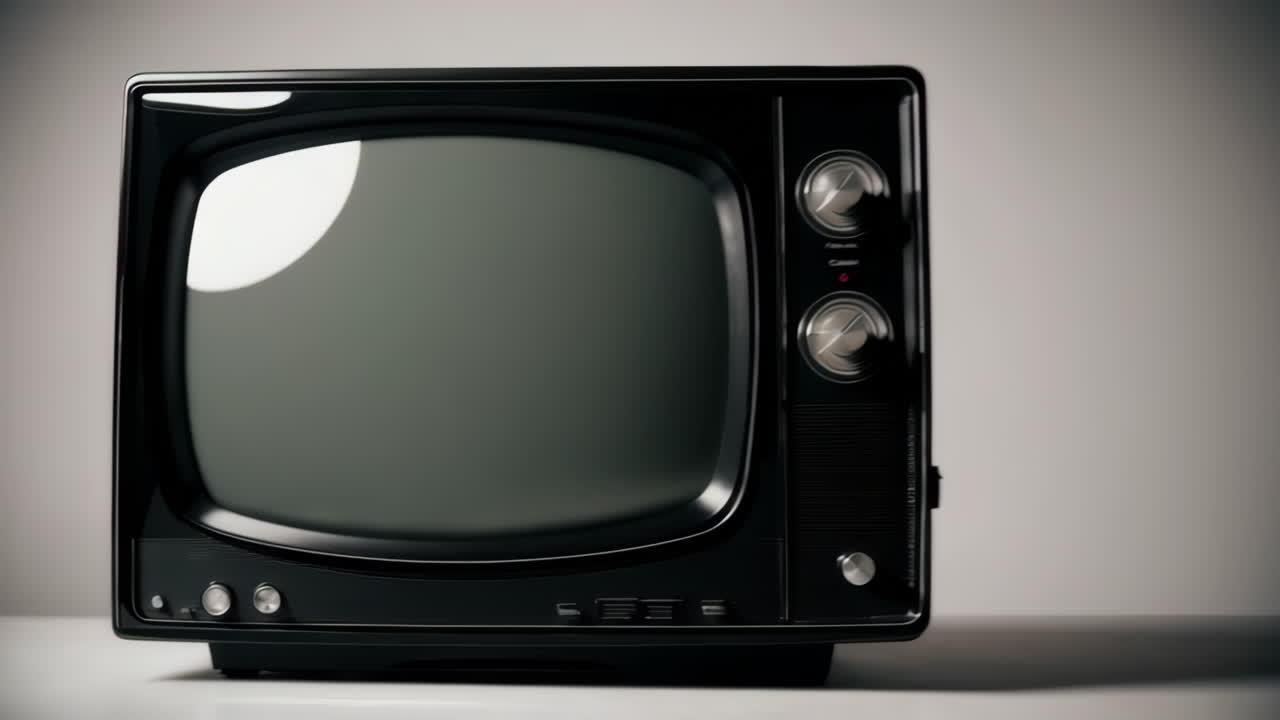 Televisore e radio vintage