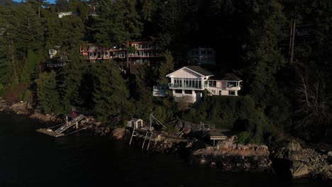 cute oceanfront house by the water in west vancouver, canada