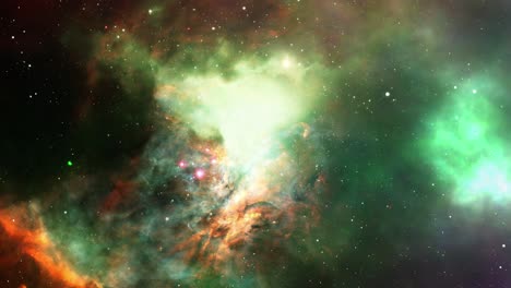 space stars flight cosmic universe nebula 4k