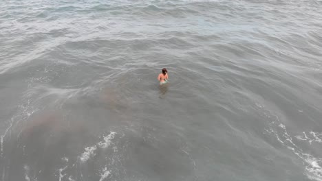 playa españa malaga nerja en un día nublado de verano usando un dron y una cámara de acción estabilizada-1
