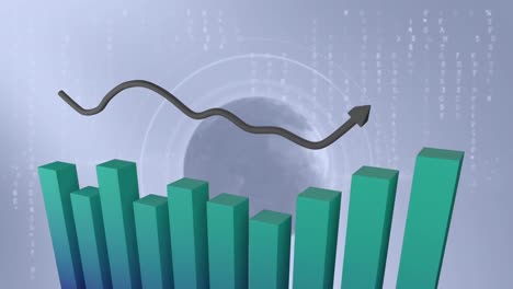 Chart-showing-changing-statistics