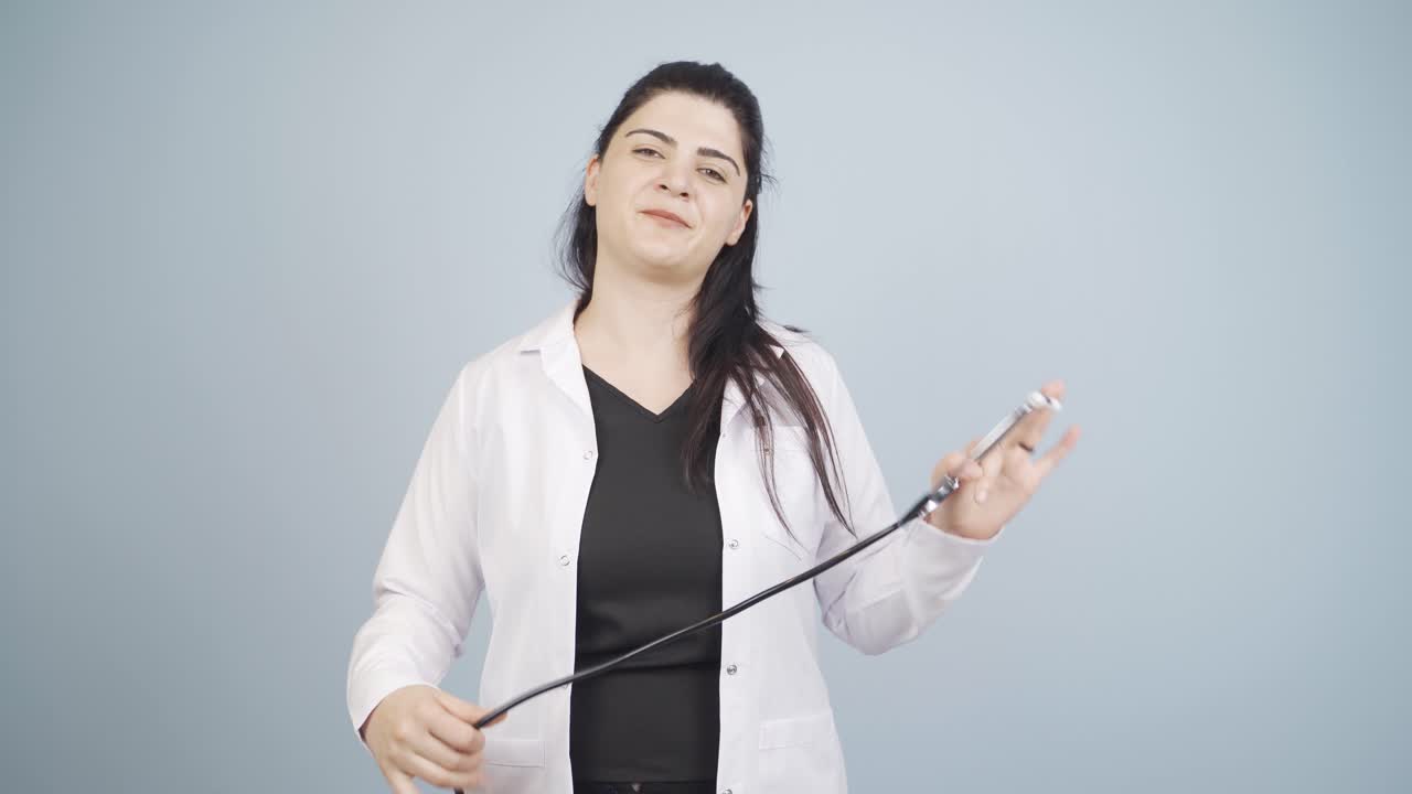 Doctor and doctor's coat.