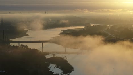 Nebel-über-Dem-Fluss-Nemunas