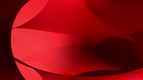 Geometric-background-animation-loop-of-abstract-red-overlapping-gradient-layers