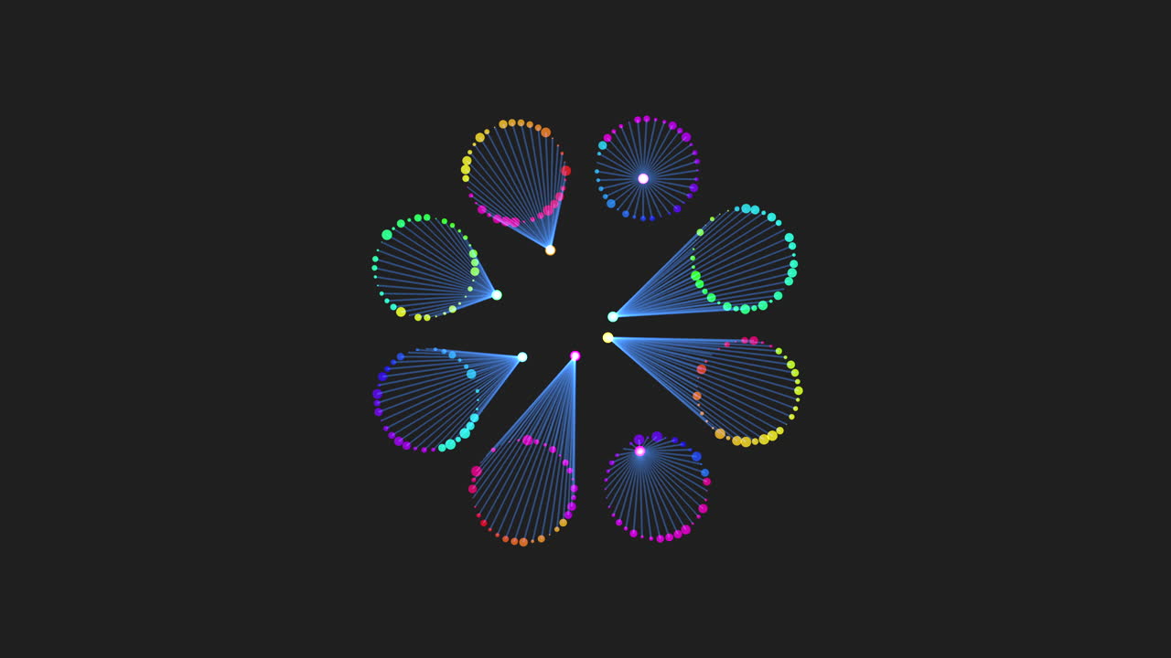 una reunión alegre de personas que se toman de la mano en círculo con sonrisas