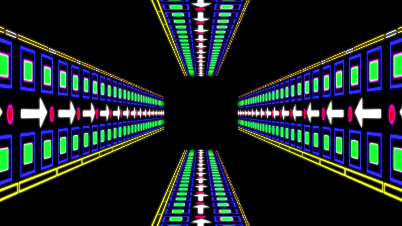 el progreso del túnel cibernético animación gráficos de movimiento