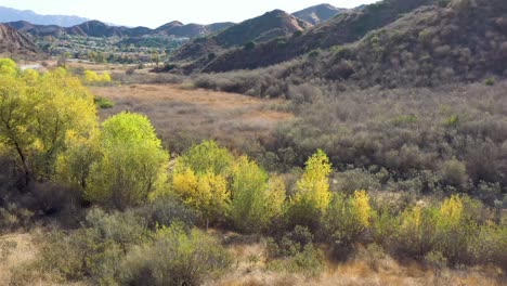 pico canyon, california and its fall colors