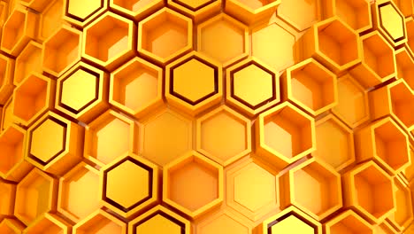 el fondo de los hexágonos
