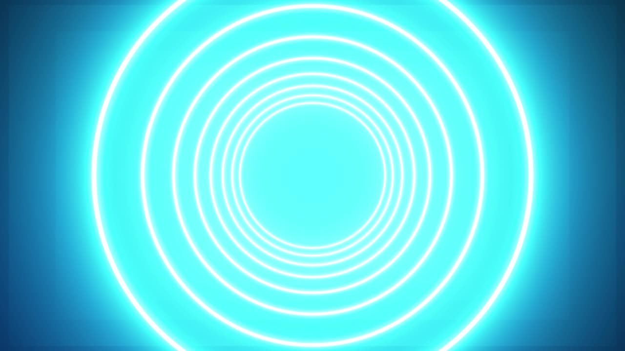 animación de túnel de círculo 3d gráficos de movimiento