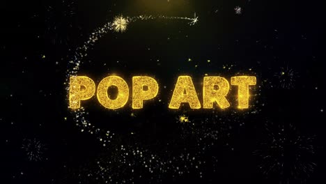 pop art fireworks background