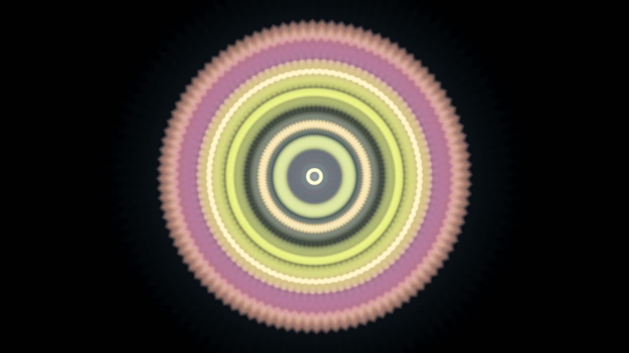patrones circulares abstractos