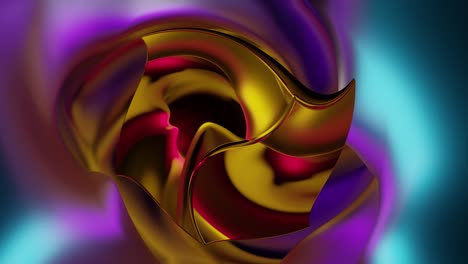 agujero de gusano bucle infinito - hermoso vuelo de túnel colorido abstracto animación 3d con un cubo reflectante morphing volando a través de - un efecto de video de fondo perfecto - ilustración 3d