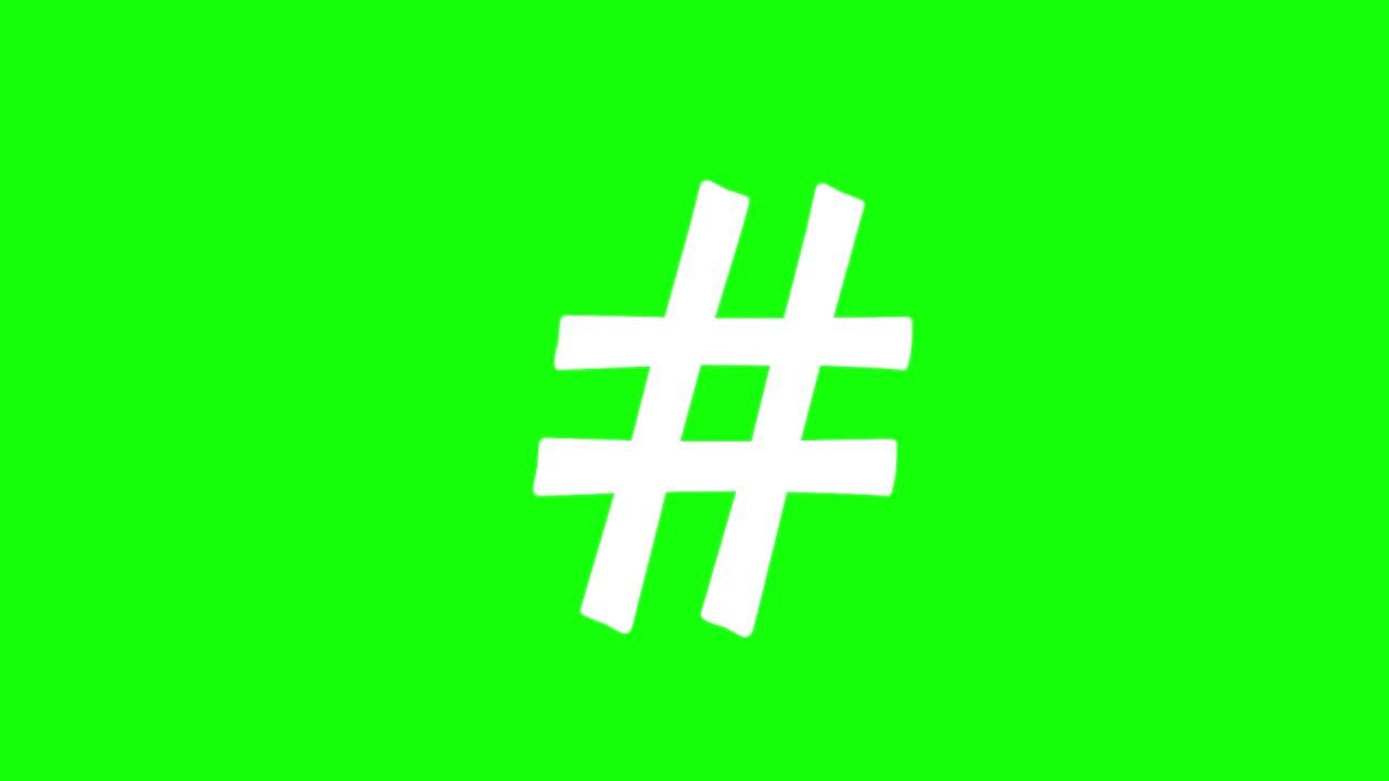 Symbole Hashtag