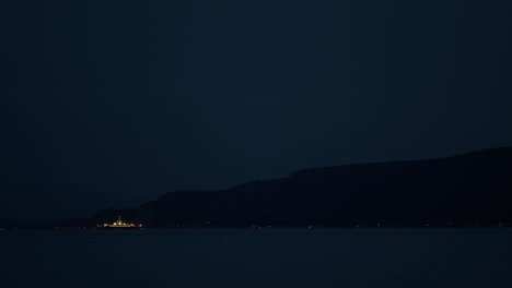 Ferry-crossing-at-night