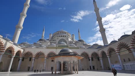 exterior of a mosque in turkey