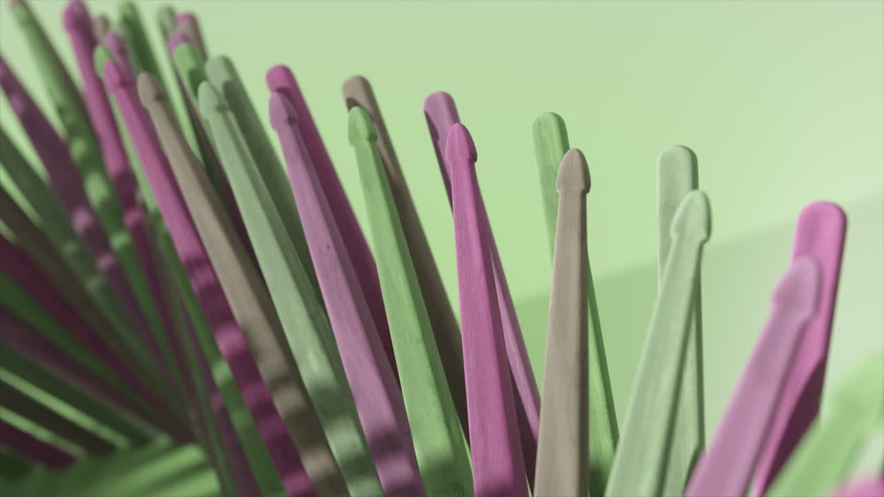 palos de tambor abstractos