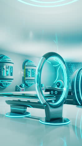 futuristic medical room