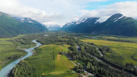 4k video of snow capped mountains in alaska at 200x speed