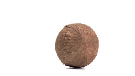 el coco girando en cámara súper lenta