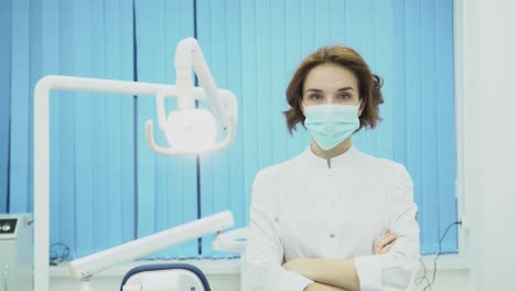 dentist or doctor wearing a mask