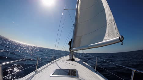sailing on a sunny day