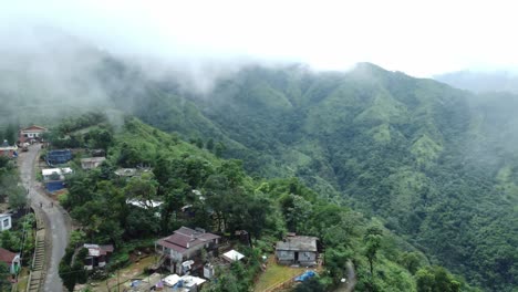 drone video of meghalaya, one of india's most mountainous states