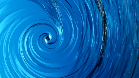 animation of beautiful clear water swirl ,whirl or spinning background.