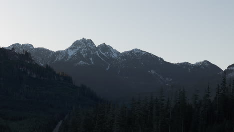 mountain serenity: nimpkish's rainforest in northern vancouver island