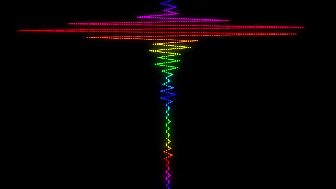 오디오 스트럼 오디오 비주얼라이저 선형 라인 모션 그래픽