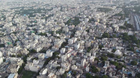 Vídeo-Aéreo-Cinematográfico-De-Toda-La-Ciudad-Del-Sur-De-La-India-En-Una-Sola-Toma.