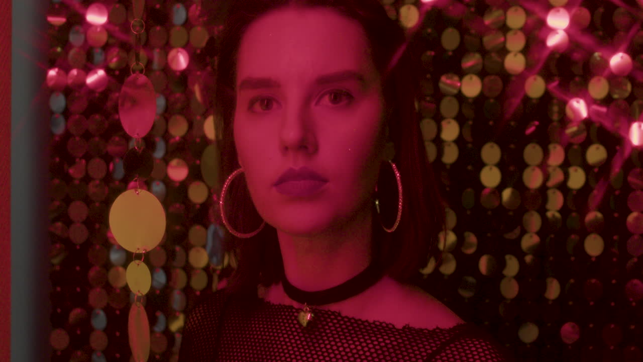 파티에 있는 여자