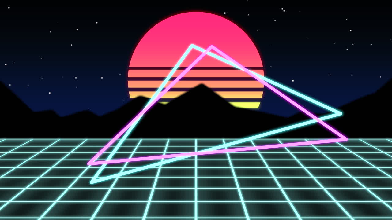 triángulo enigmático que domina la cuadrícula con un majestuoso telón de fondo montañoso