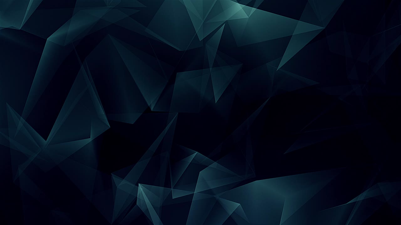 Animated Dark Blue Low Poly Geometric Background