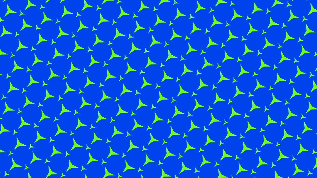 왼쪽으로 회전할 때 색을 바꾸는 그래픽 패턴