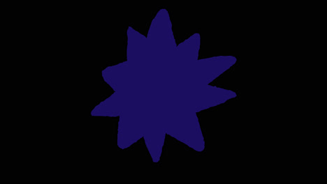 indigo star shape